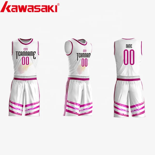 Pink Basketball Jersey Designs With 