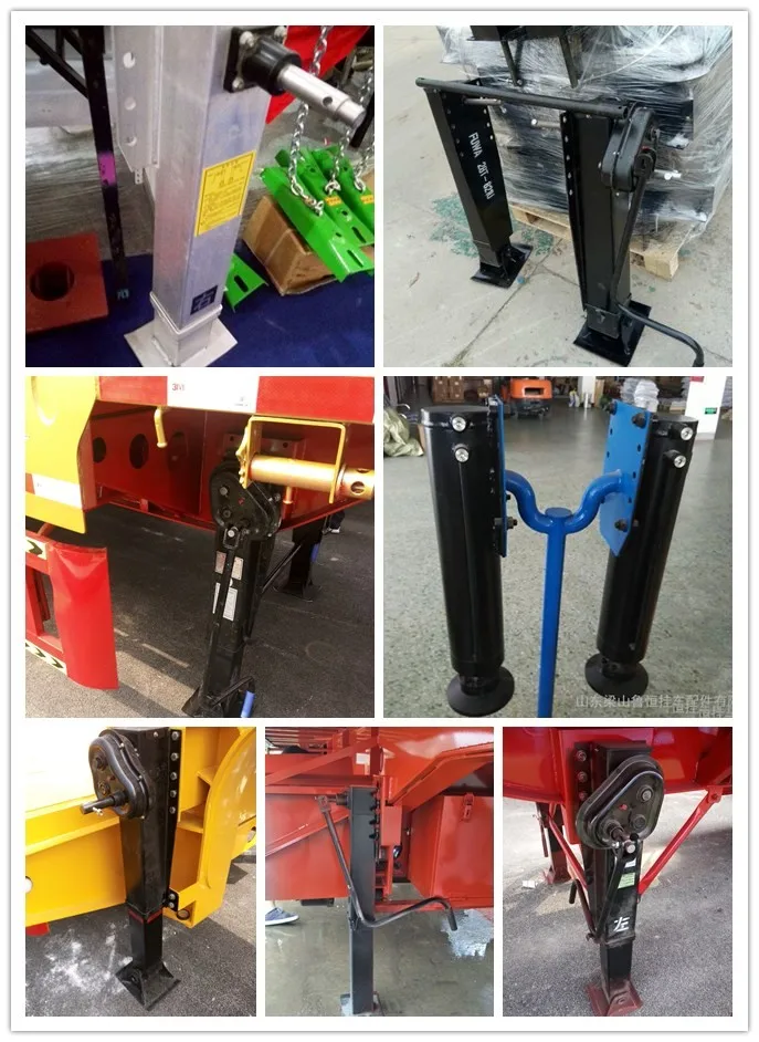 半挂车零件 fuwa jost 型 20ton 28 吨支撑腿起落架