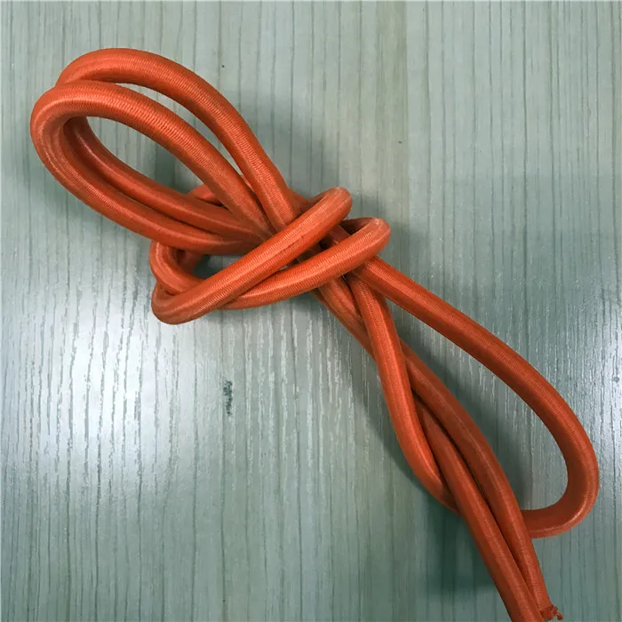 Factory Supply 3mm25mm Rubber Color Sport Bungee Cord And Elastic Rope