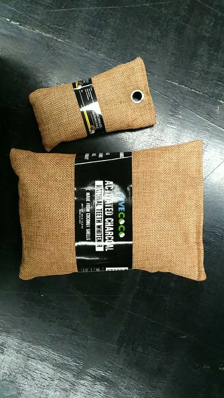 500g Oem Bamboo Charcoal Bag/activated Carbon Bag Air Purification