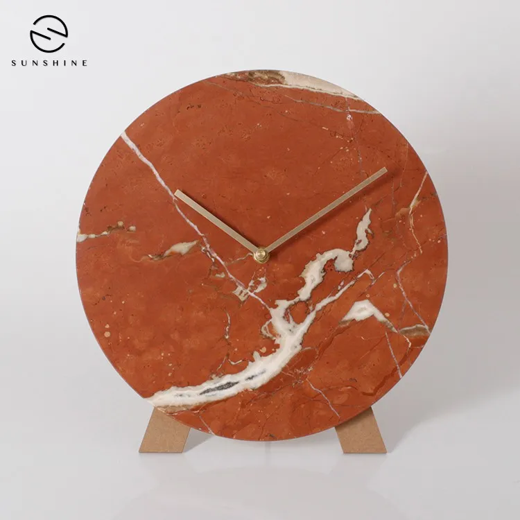 New Design Of Natural Marble Stone Wall Clock For Home Decor Buy New