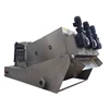 Mud dewatering filter press/Discharge stacked spiral screw press sludge dewatering decanter separator