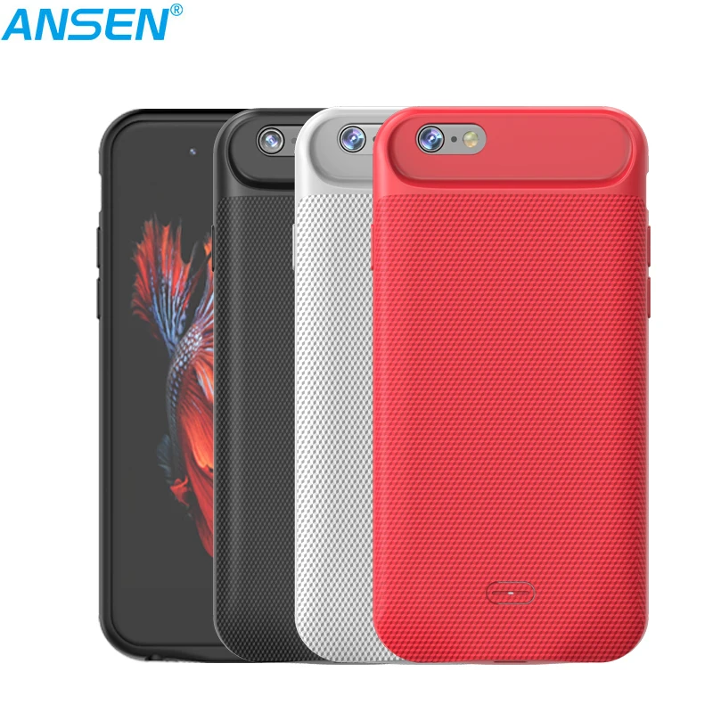 Automatic Phone Charger Cover For Iphone 6/7/8 Battery Case 2500mah
