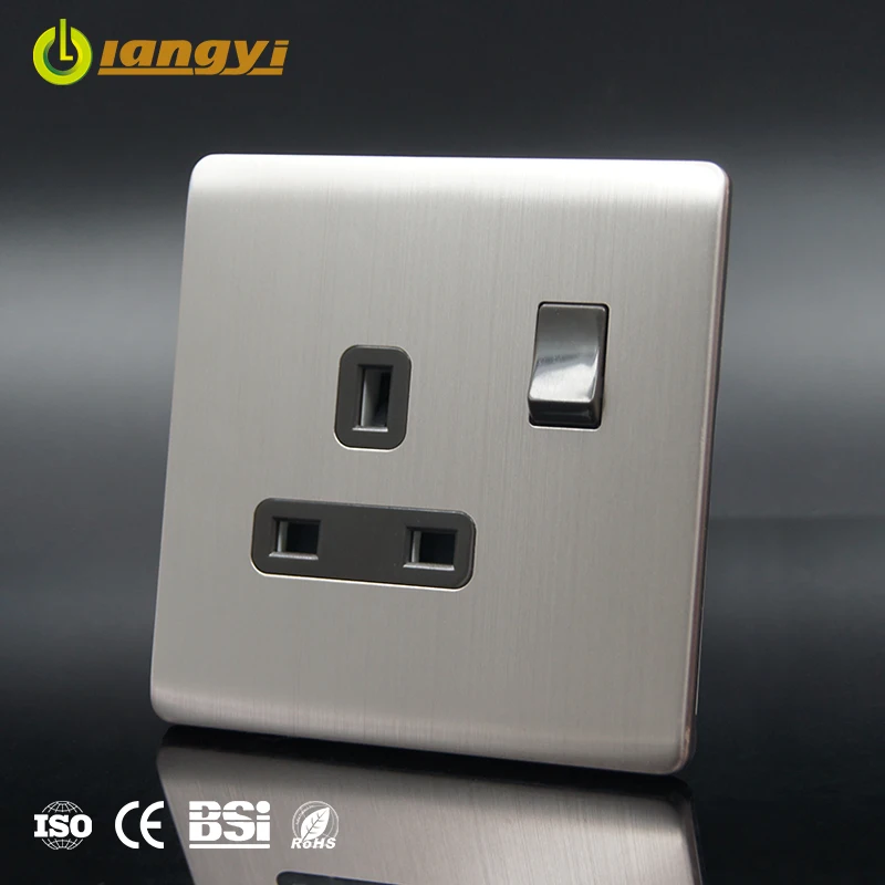 Factory Direct Price 13A UK Kitchen Power Socket British Extension Lead Power Strip Extension Socket with Switch