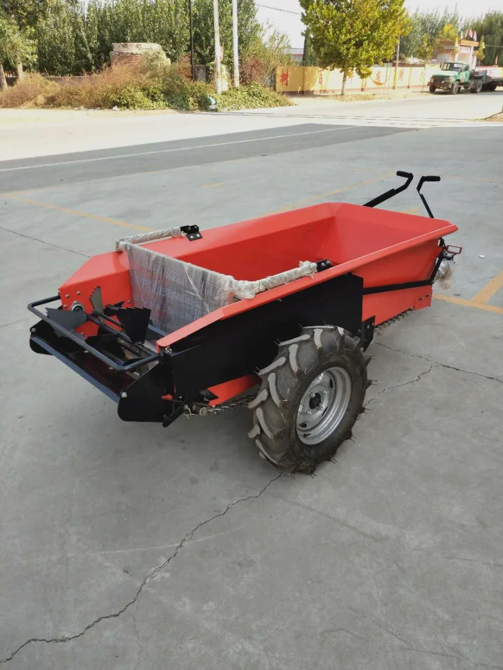 Hot Sale Pto Shaft Drive Mini Atv Lime Muck Fertilizer Spreader For