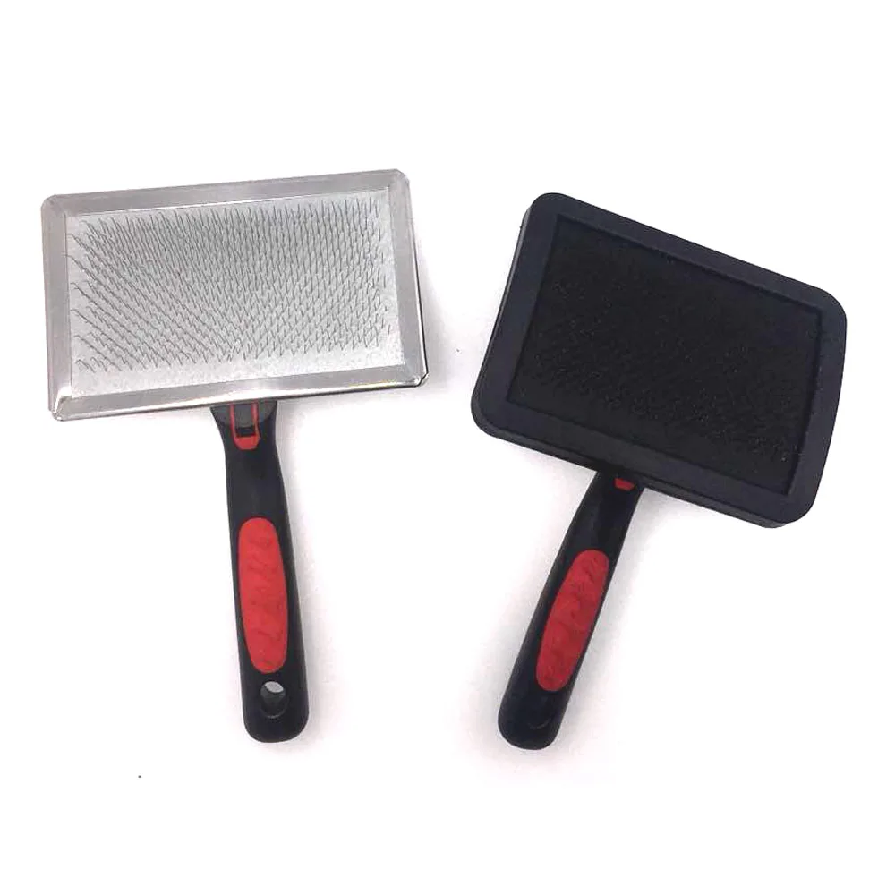 Pet Curved Firm Neat Self Cleaning Slicker Brush Small For Dogs Buy