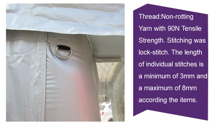 Mini or Customized inflatable paint booth of waterroof and durable on hot sale