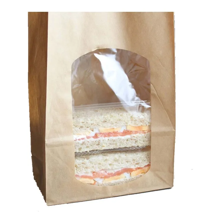 Triangle Packaging Brown Kraft Paper Sandwich Bag - Buy Sandwich Bag ...