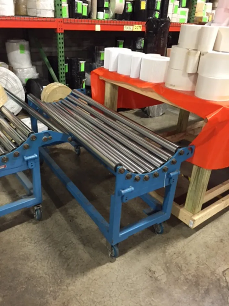 Rack Para Rollos De Pvc Pu Material De La Correa Transportadora - Buy ...