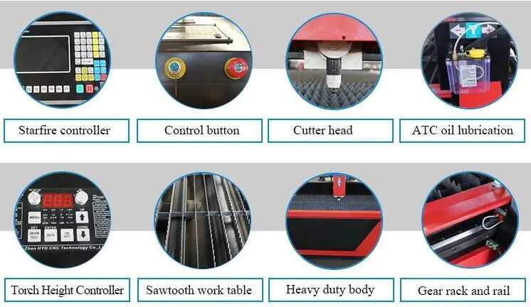 63A-200A metal rotary axis plasma cutting machine