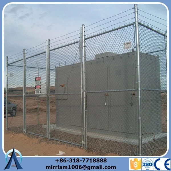 Hot sale Factory producing 50*50 mm used galvanized chain link fence
