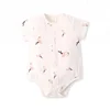 Wholesale 2019 kids clothing rompers 100% level A cotton muslin newborn baby clothes