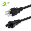 US standard 6 Feet 18 AWG Universal Power Cord for USA 3-pin plug NEMA 5-15P to IEC C5 Cable 1.8M / Black factory directly