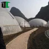The 200 micron multi- span single plastic agricultural film flower greenhouse with insect proof net in China for sale