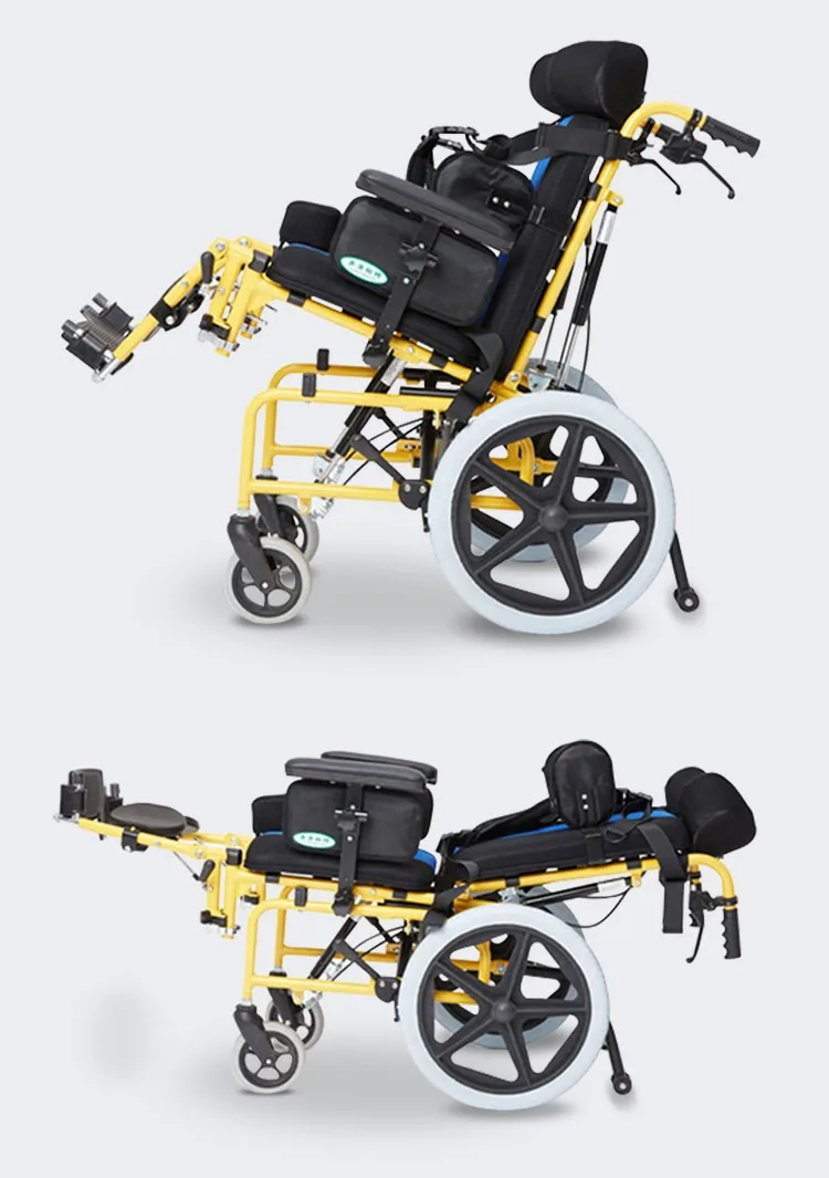 Sly103 Aluminum Manual Children Cerebral Palsy Wheelchair For Sale