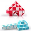 Children 2018 magic snake puzzle architecture model toy cube with multi coloured