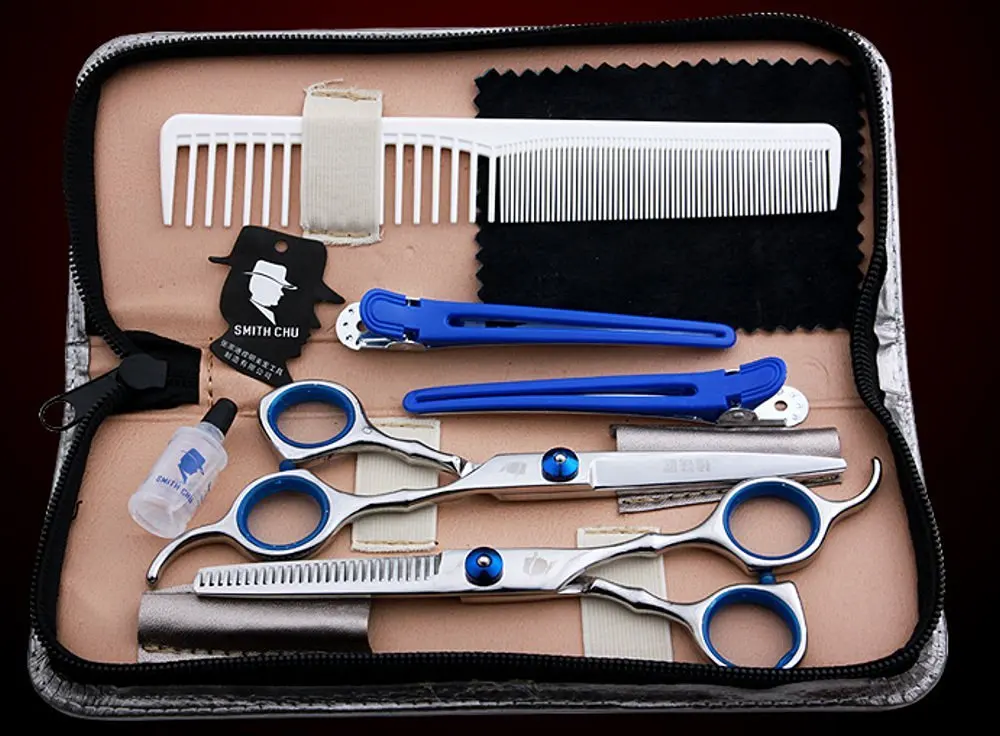 Buy T Y Hairdresser Barber Trimmer Scissors Set Hair Cut 8 Piece Set Cut Scissors Thinning Scissors Scissors Case Cleaning Cloth Anti Rust Oil Hair Clip X2 Comb Hairdresser Trimmer Professional Tyhba1 15002 In