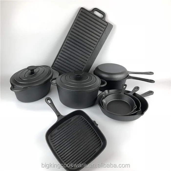 cast iron cooking sets