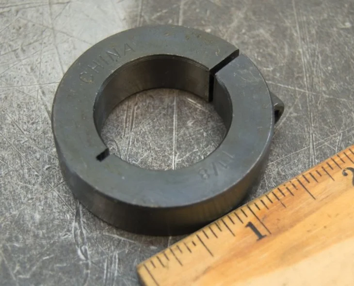 Aluminum Spacers With Set Screw Double Split Clamping Threaded Shaft