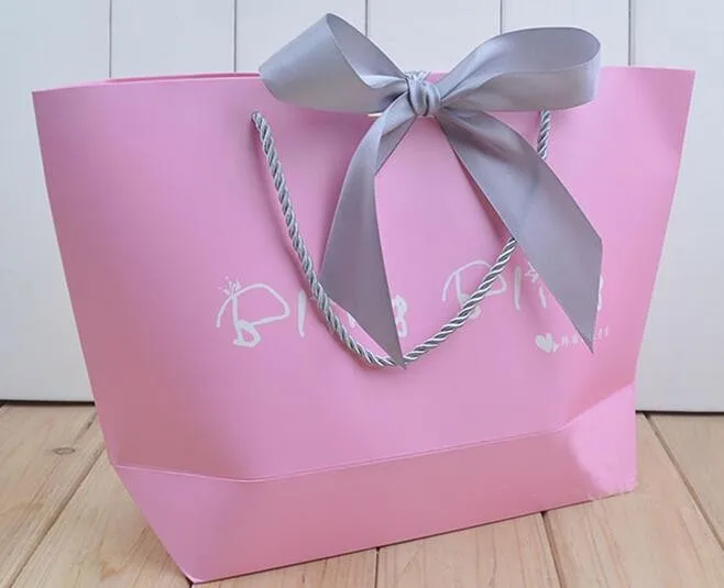 glitter paper bag