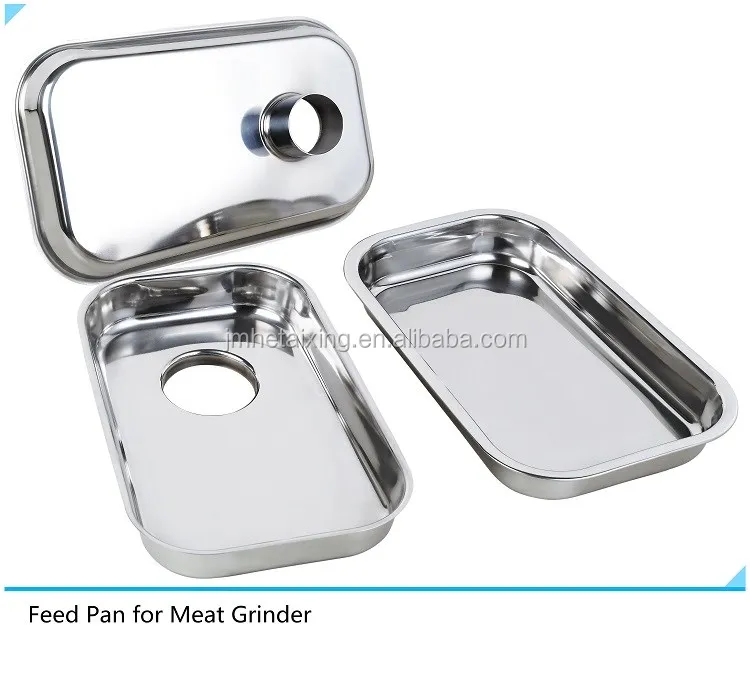 Meat Grinder Use Meat Trays Stainless Steel Rectangular Plates With