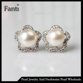 Pearl Stud Earring Designs Fresh Water Studs Pearl Stud Earring Designs Fresh Water Studs