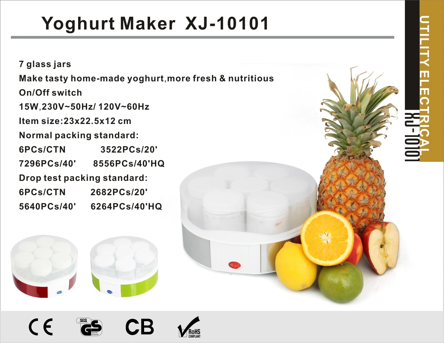 Electric Yogurt Maker Home Yoghurt Maker Xj10101 Buy Yogurt Maker