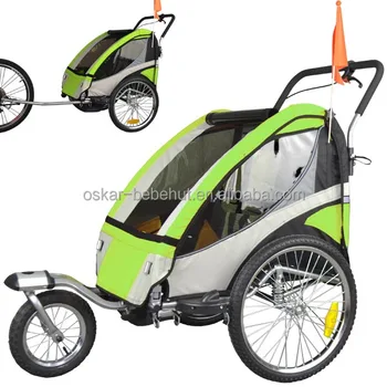 bicycle baby trailer & jogger 2 in 1