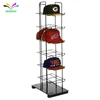 customized grocery store flooring metal hat and cap display stand