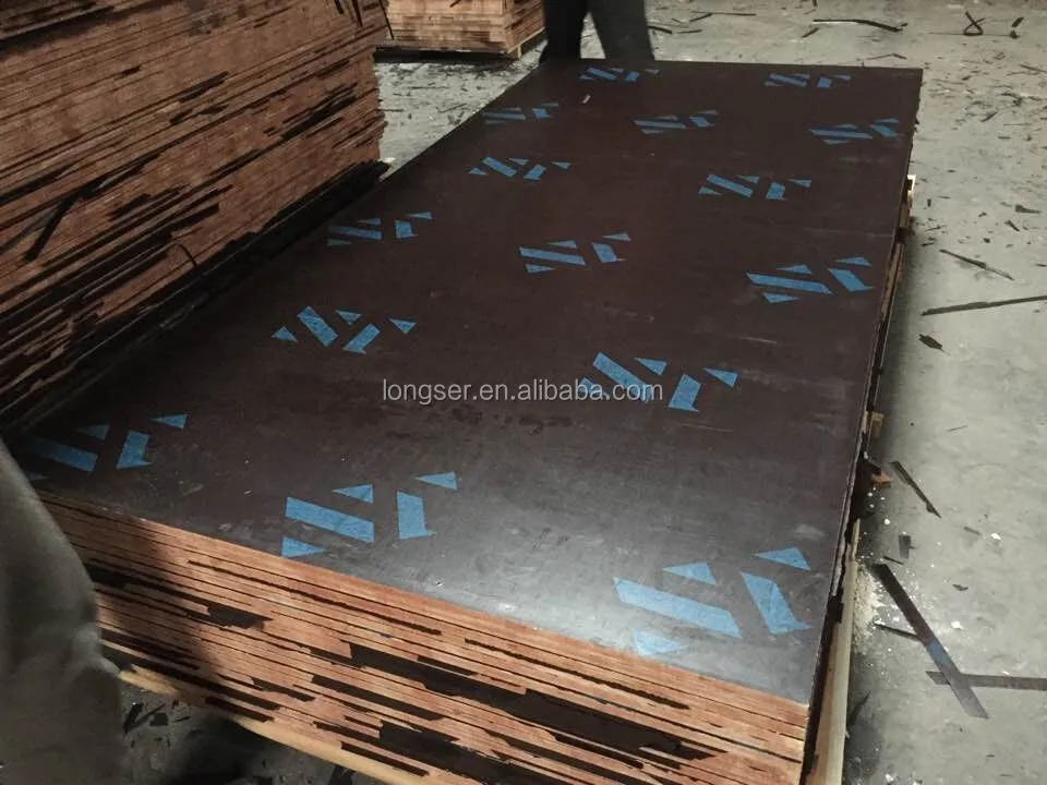 Construction Grade 4x8 Poplar Core 18mm Waterproof Wbp Marine Plywood