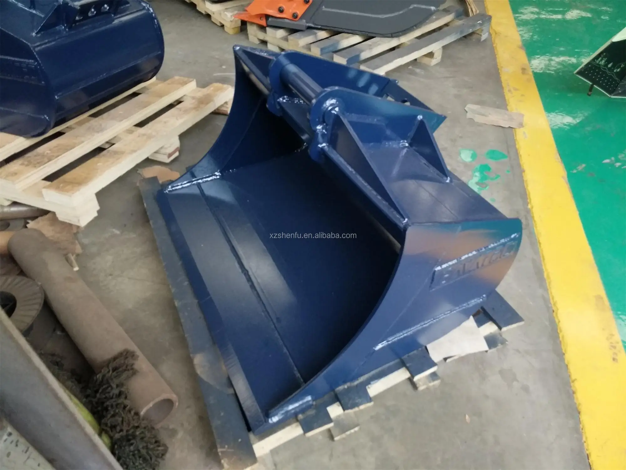 Mini Excavator Mud Bucket With Ms03 Adapter For Lehnhoff Quick Coupler