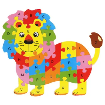 wooden animal jigsaw