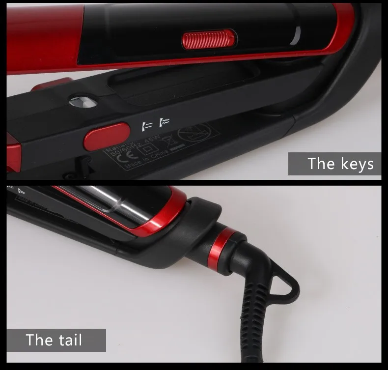 2 in1 professional Personalized Private Label Hair Straightener/Professional Curler Ceramic Flat Iron