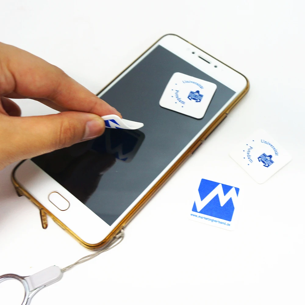 批发定制耐用硅胶手机防滑贴纸