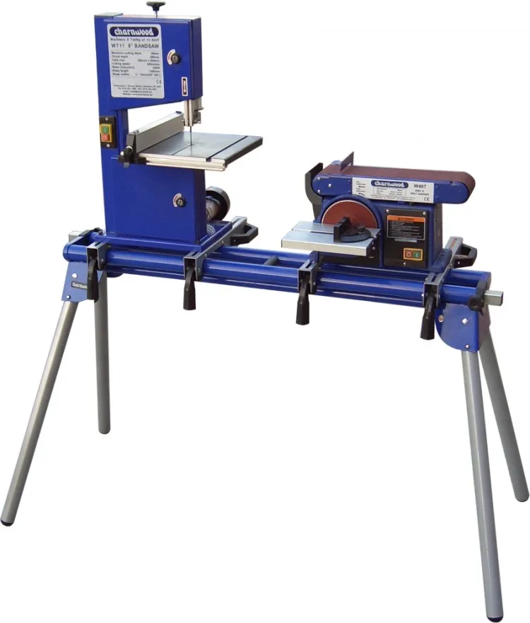 Adjustable Portable Metal Sawhorse Stands Miter Saws Stand With Wheels