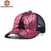 Wholesale Fashion design Custom Changed Sequins Baseball Hats High Quality Baseball Caps