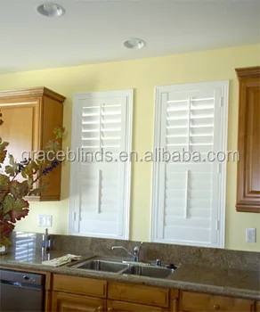 Wood Plantation Window Shutters For Kitchen Dining Room Living Room Buy High Quality Window Shutters Interior Window Shutters Wood Plantation Window