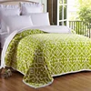 Custom design geometric figure printed warm flannel fleece blanket bed throws