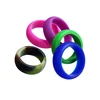 8mm Wide DIY Custom Logo Available Magic Silicone Band Ring Flexible Rubber Band Silicone Wedding Ring Design for Women Man