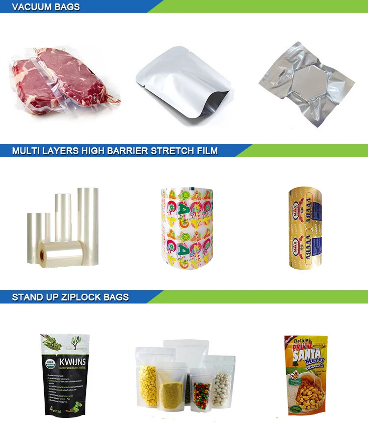 High Barrier Plastic Food Packing Material Metalized Film For Custom