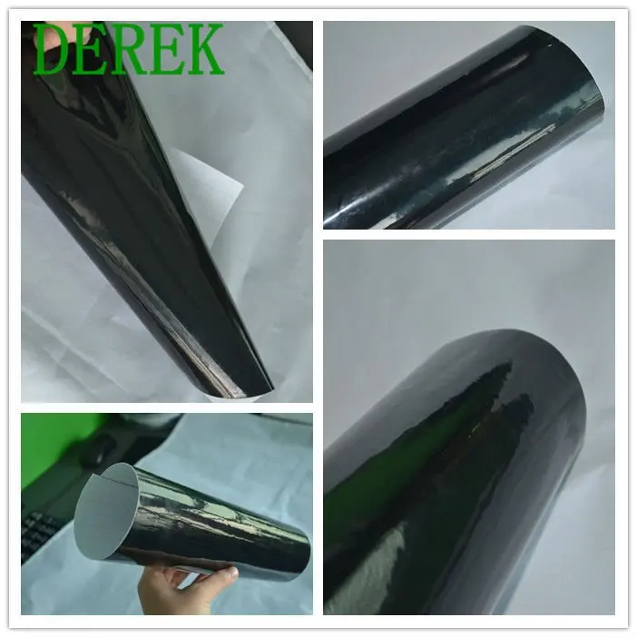 Glossy Black Pvc Car Roof Stickers Paint Protection Film Buy Car Roof