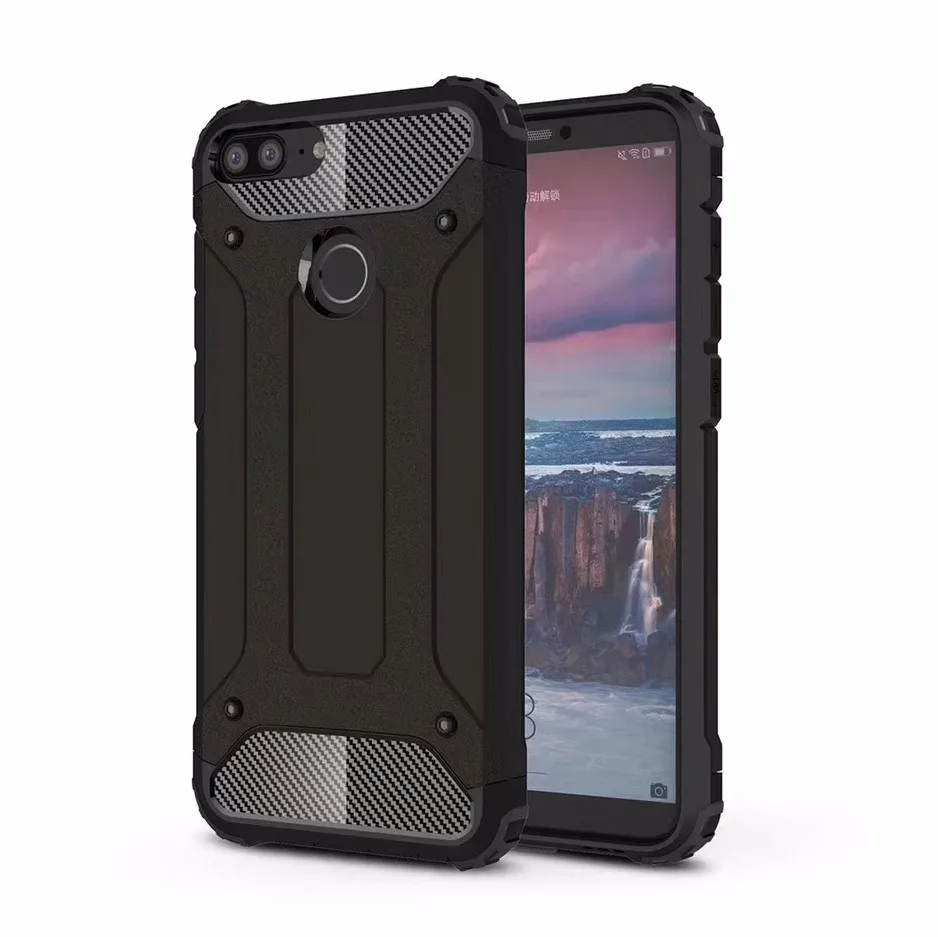 For Xiaomi Mi A1 Back Cover Case Premium Tough Rugged Solid Black Shock