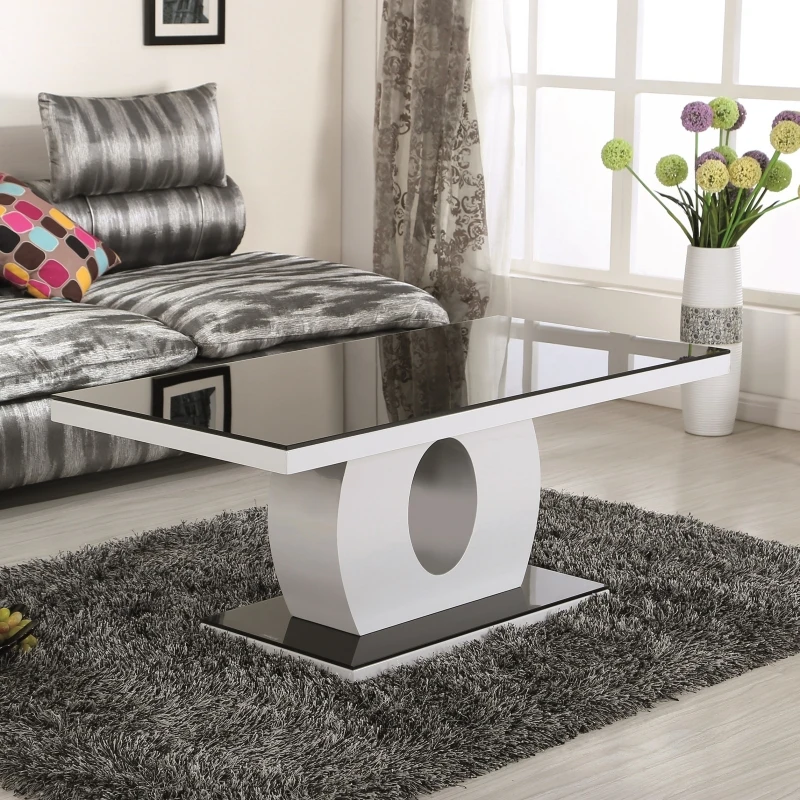 Modern Design High Gloss Mdf Wood Hotel Coffee Table