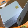 Factory price protocol iso 7816 rfid card Contact white pvc 24c64 chip IC card