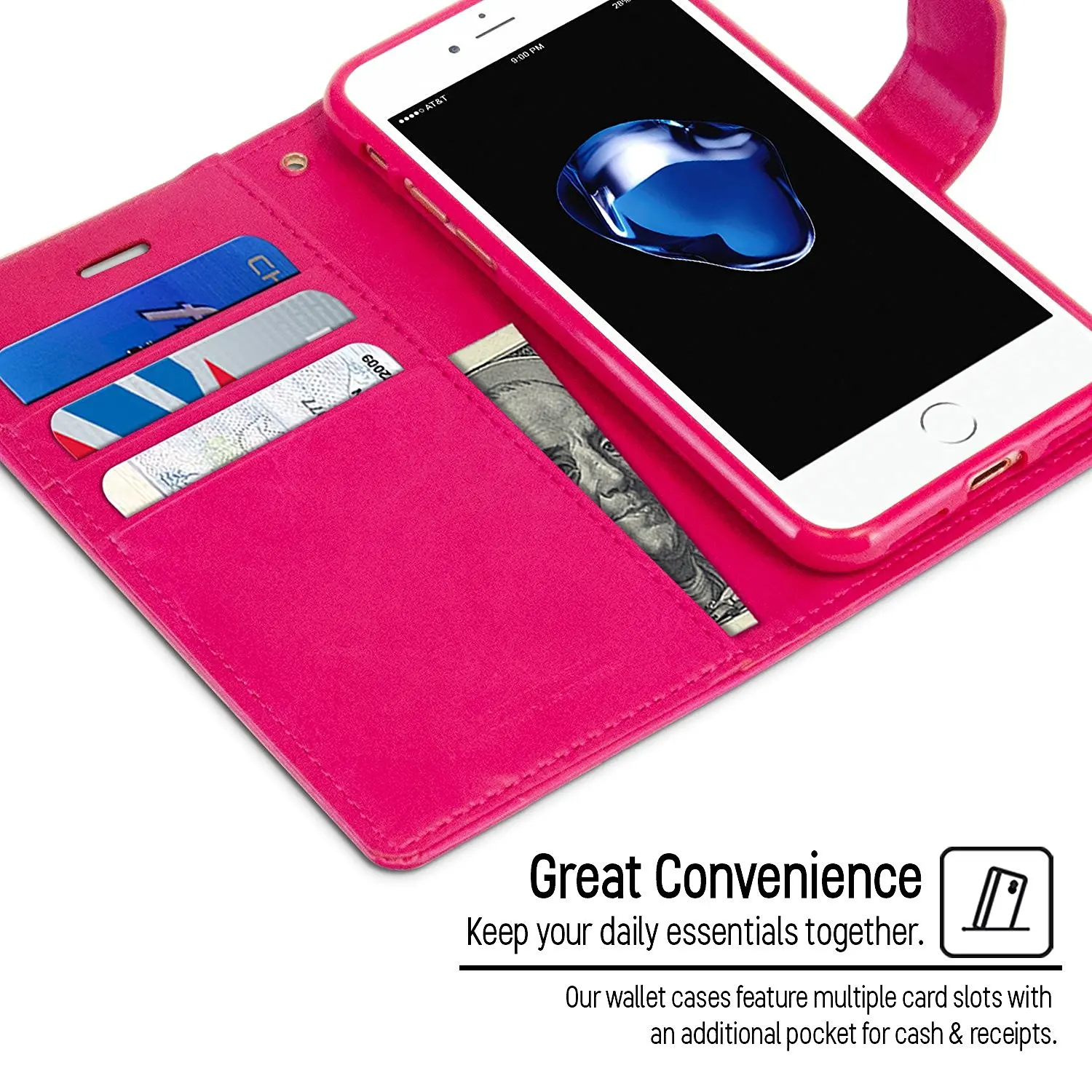Goospery Blue Moon Diary Case For Samsung Galaxy J7 Duo