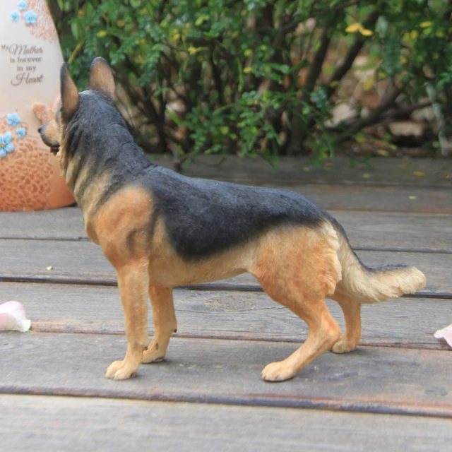 Simulatie Model Van Duitse Herder Real Looking Hond Dier Simulatie Model Van Duitse Herder Real Looking Hond Dier