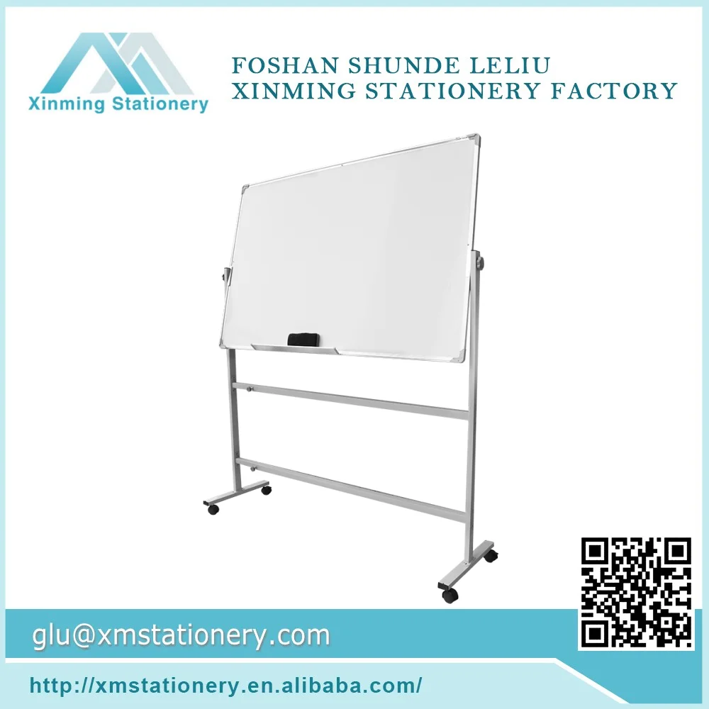 Grosse Weisse Tafel Auf Radern Mobile Whiteboard Staffelei Buy