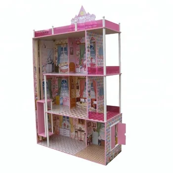 classic wooden dollhouse