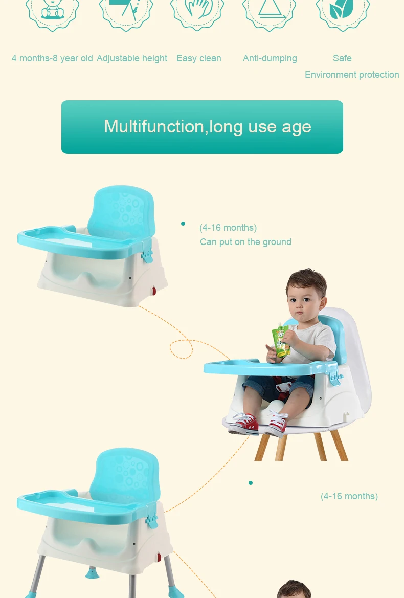 collapsible baby high chair