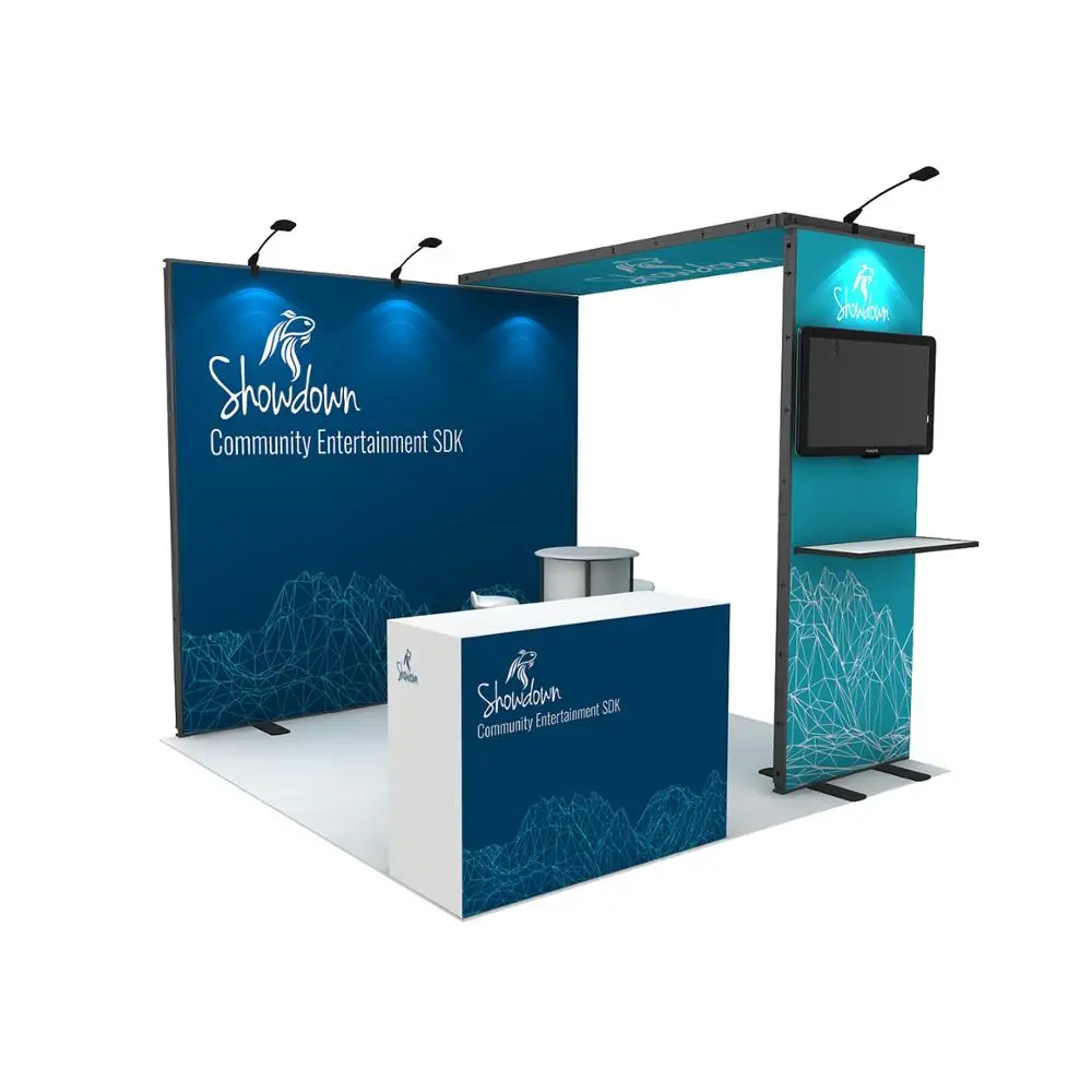 10ft Reusable Cheap Small Tradeshow Exhibition For Booth Display - Buy ...